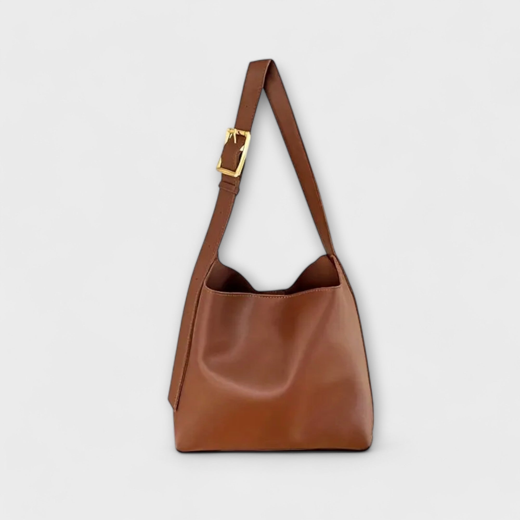 Frieda | Klassische Schultertasche aus Leder