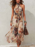 Lena | Verspieltes Maxikleid mit Blumenprint