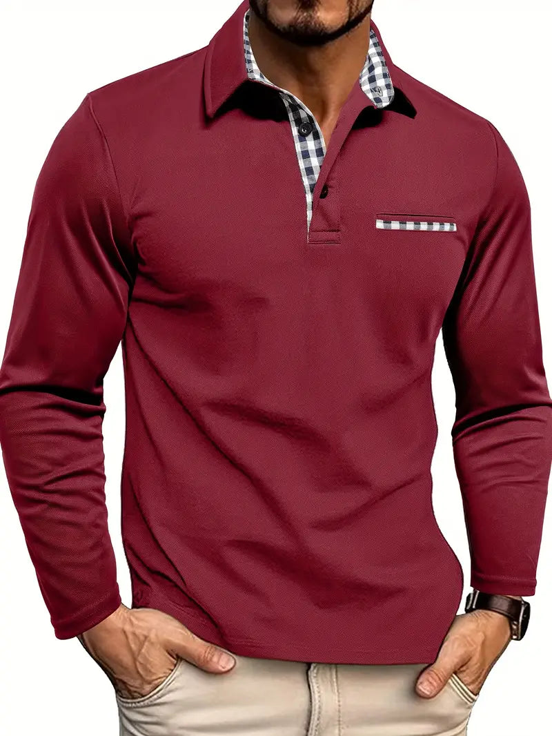 Petra | Langärmliges Poloshirt in Klassik