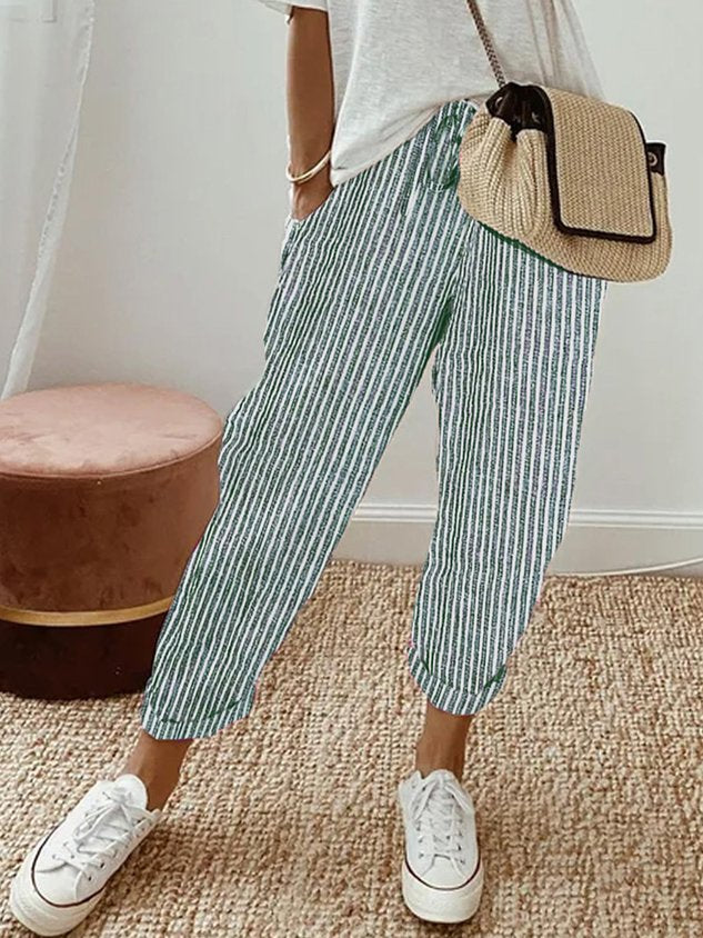 Vera | Leichte Sommerhose mit Leinen