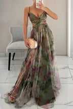 Vera | Romantisches Maxikleid mit Spitzendetail