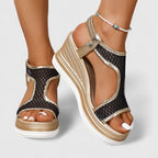 Petra | Elegante Riemchensandalen mit Absatz