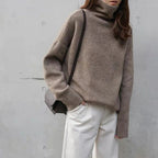 Vera | Weicher Rollkragenpullover in Camel