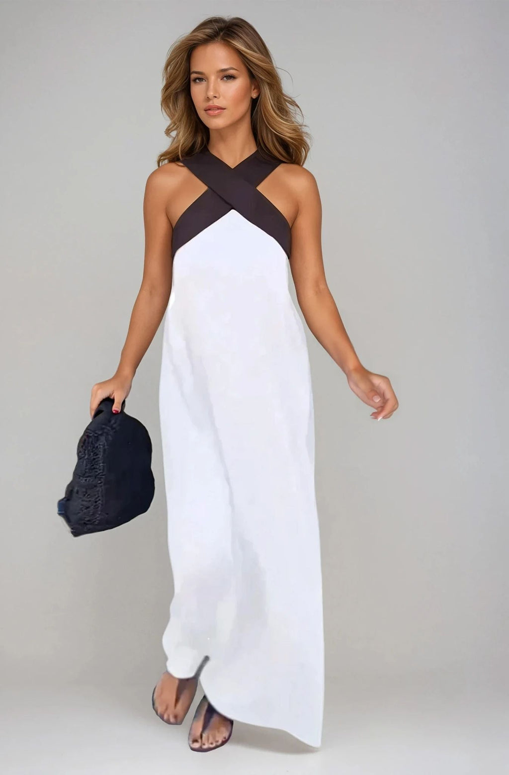 Vera | Kleid mit überkreuztem Ausschnitt