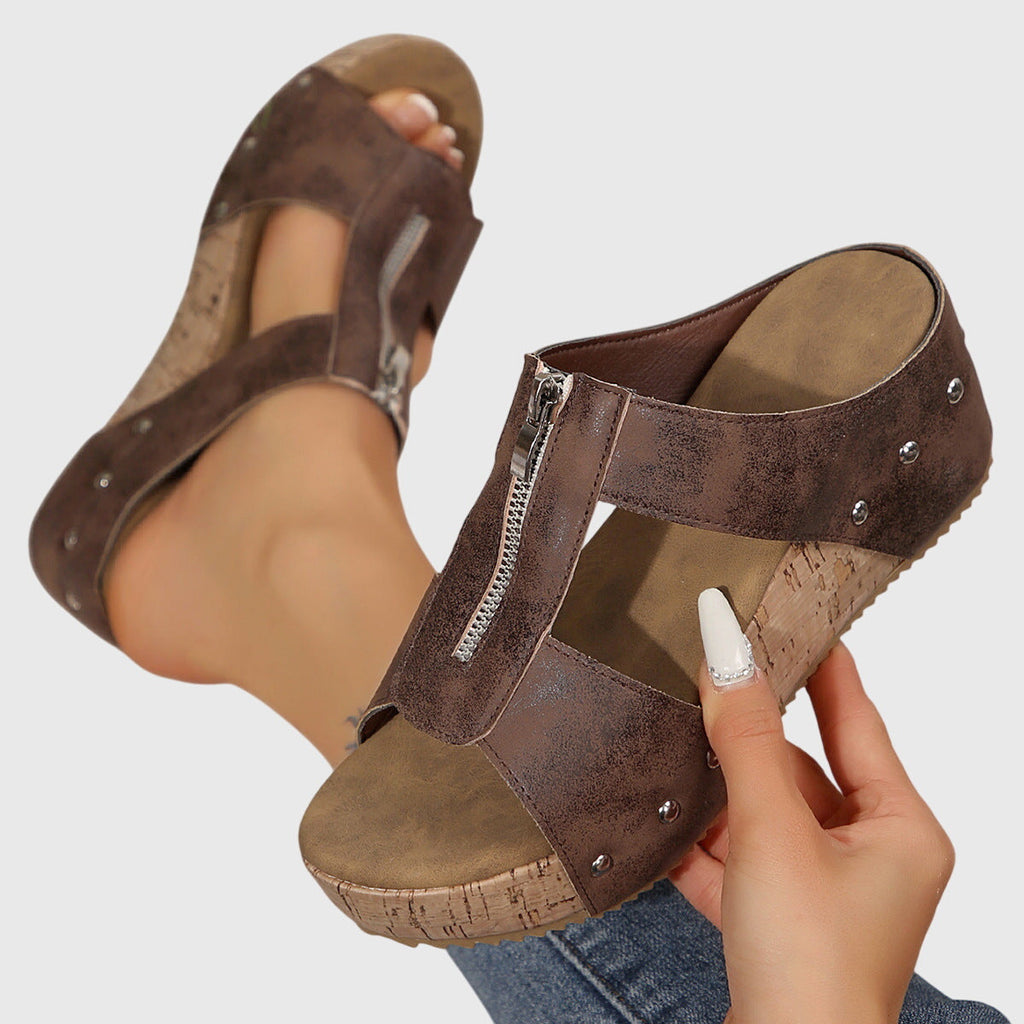 Vera | Orthopädische Komfort-Sandalen mit Fußbett