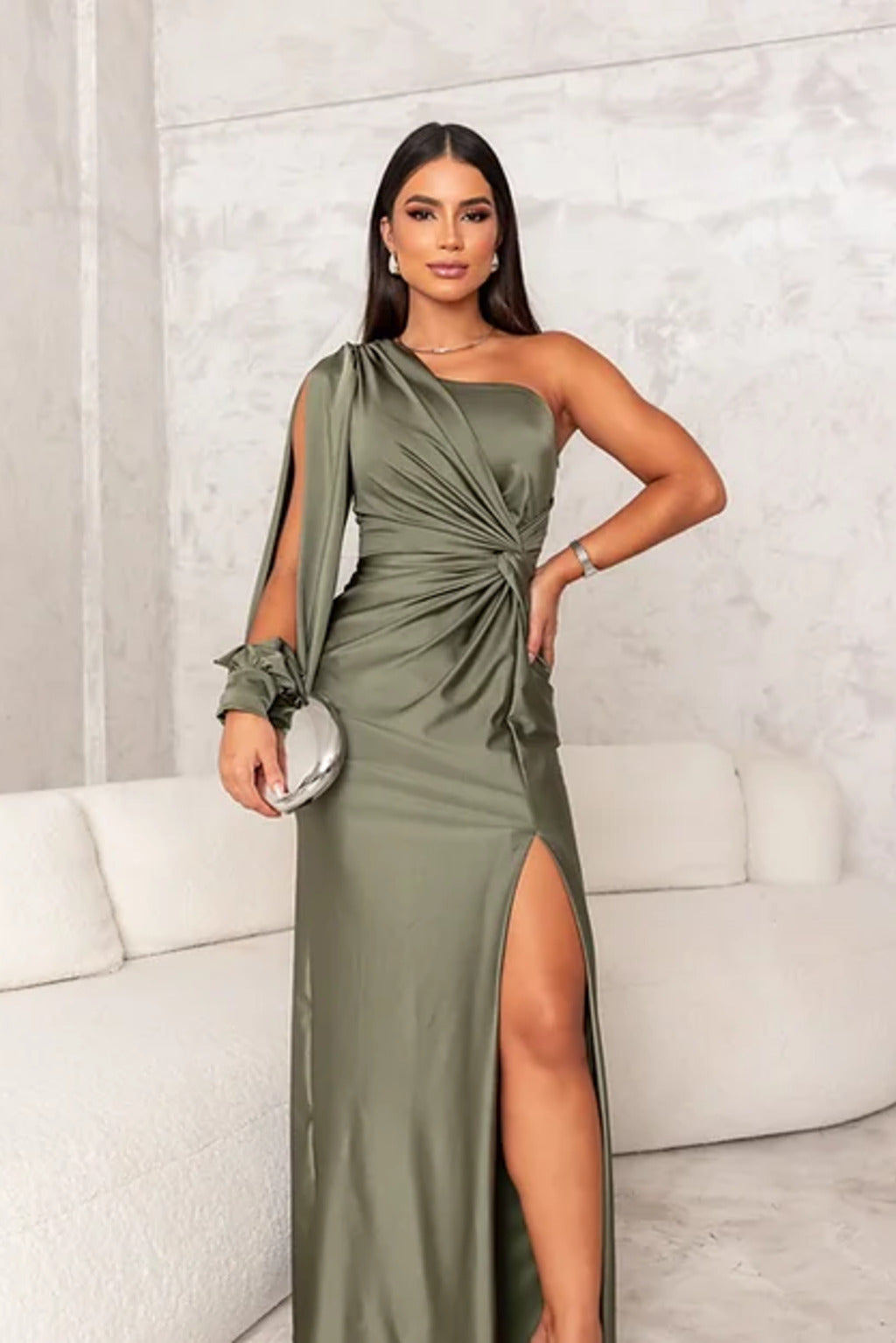 Vera | Fließendes Maxi-Abendkleid