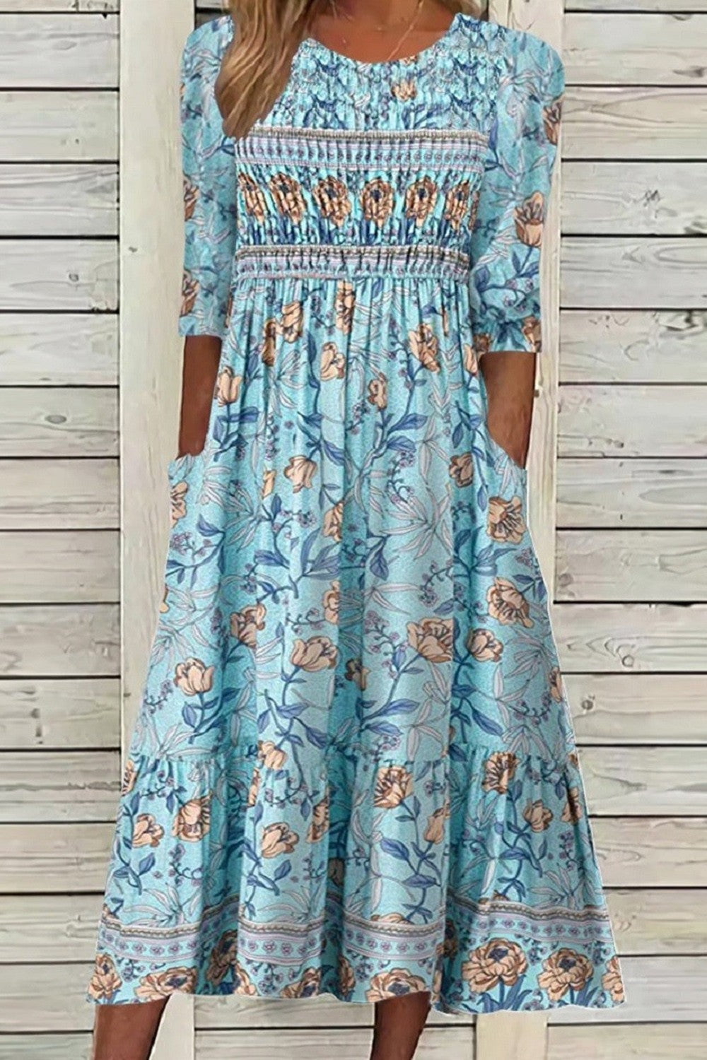 Lara | Verspieltes Blumenkleid mit Volants