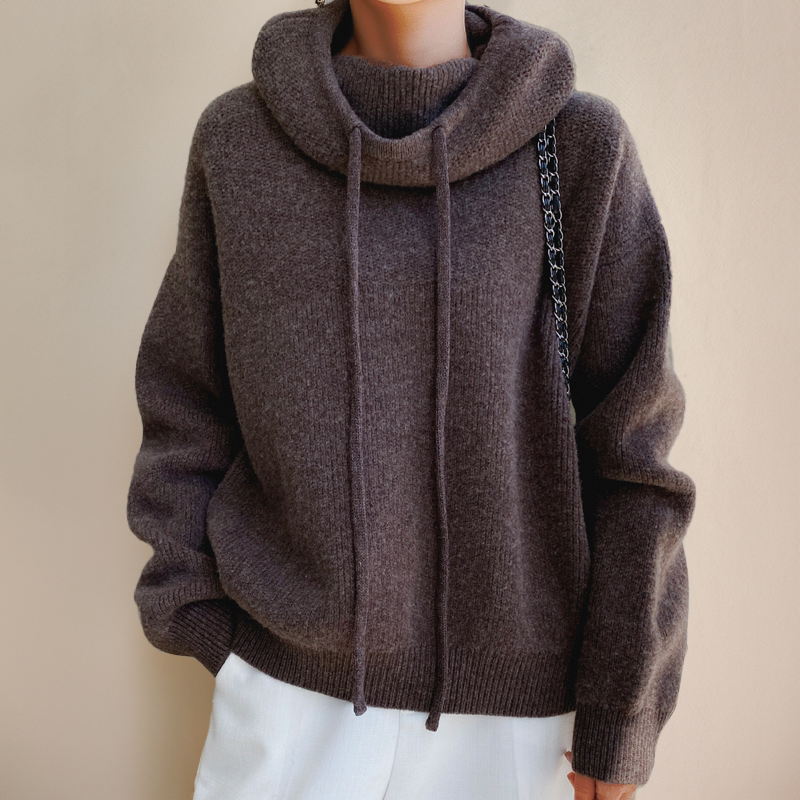 Thea | Weicher Oversize-Pullover in Unifarbe
