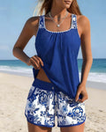 Vera | Gemusterter Tankini mit Print