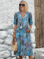Klara | Sommerkleid mit aufgesetzten Taschen