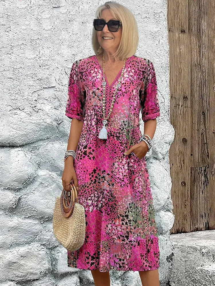 Klara | Sommerkleid mit aufgesetzten Taschen