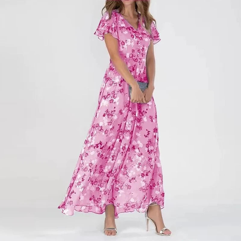 Vera | Figurschmeichelndes Abendkleid mit Glamour