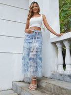 Petra | Lässiges Jeanshemd mit Knopfleiste
