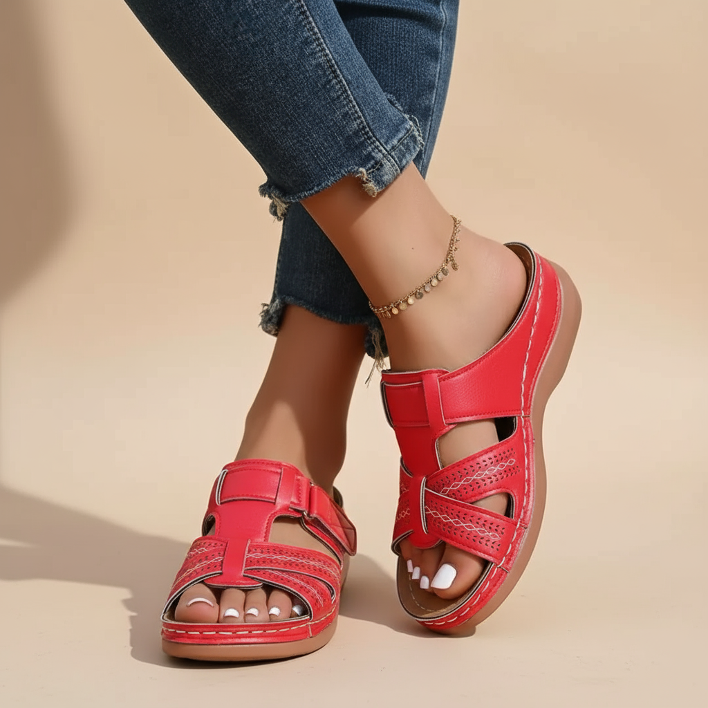 Bea | Bequeme Sandalen mit Fußbettkomfort
