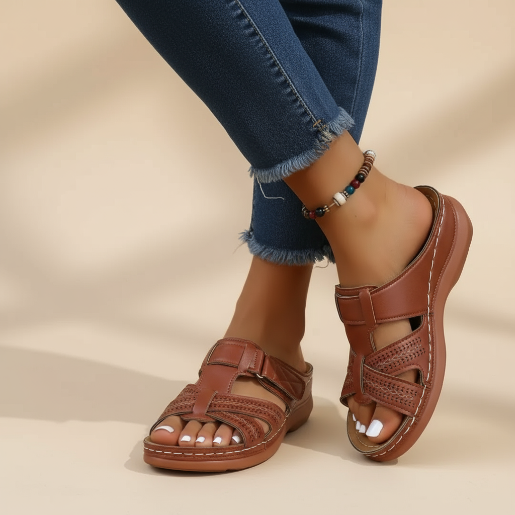 Bea | Bequeme Sandalen mit Fußbettkomfort