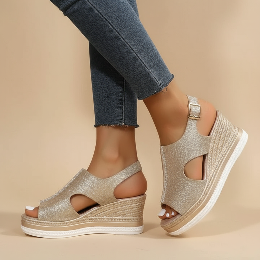 Lena | Bequeme Keilabsatz-Sandalen mit Stil
