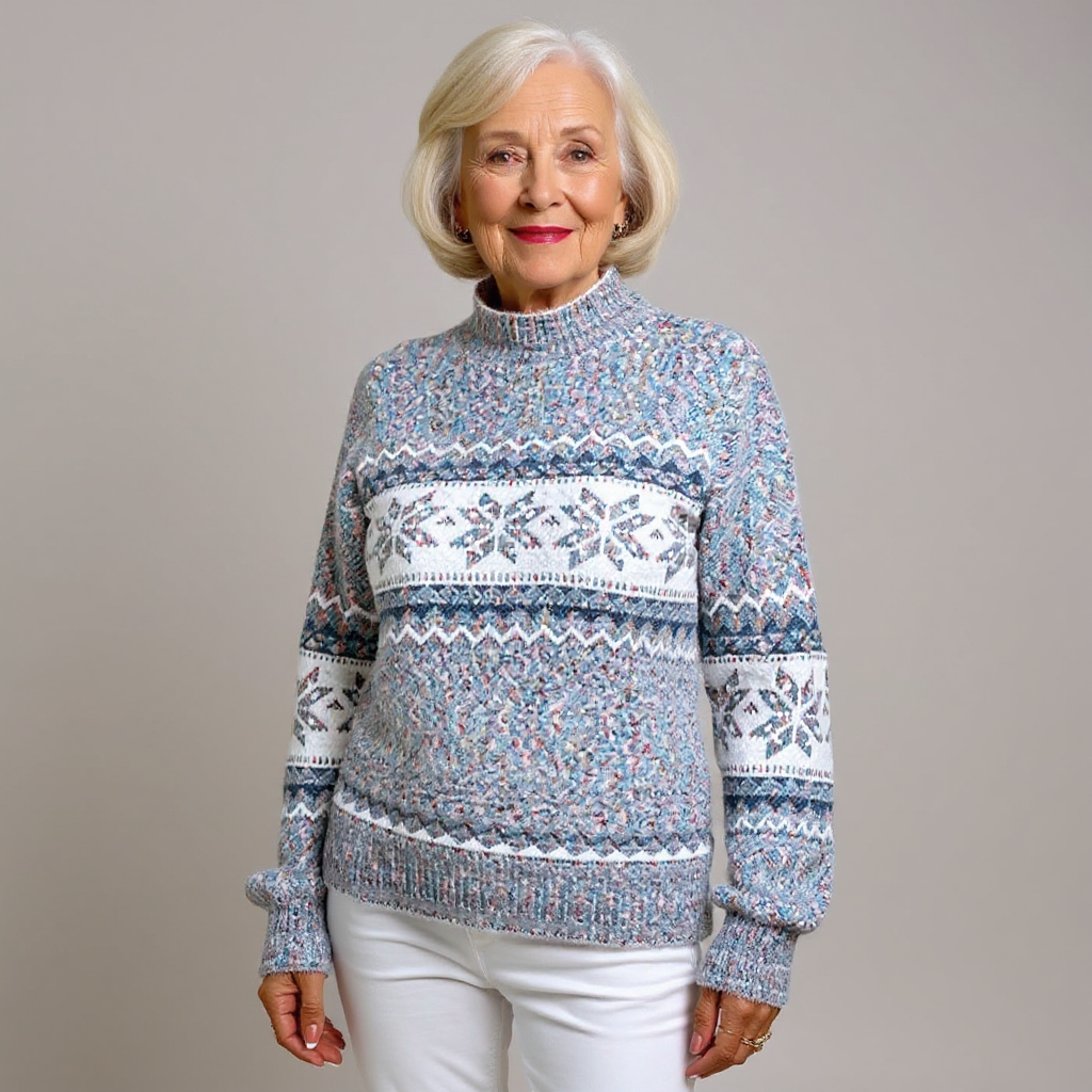Vera | Klassischer Strickpullover mit Rundhals