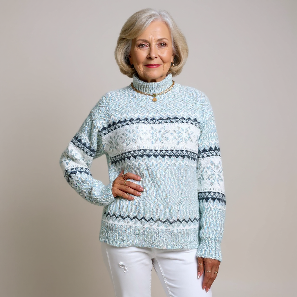 Vera | Klassischer Strickpullover mit Rundhals