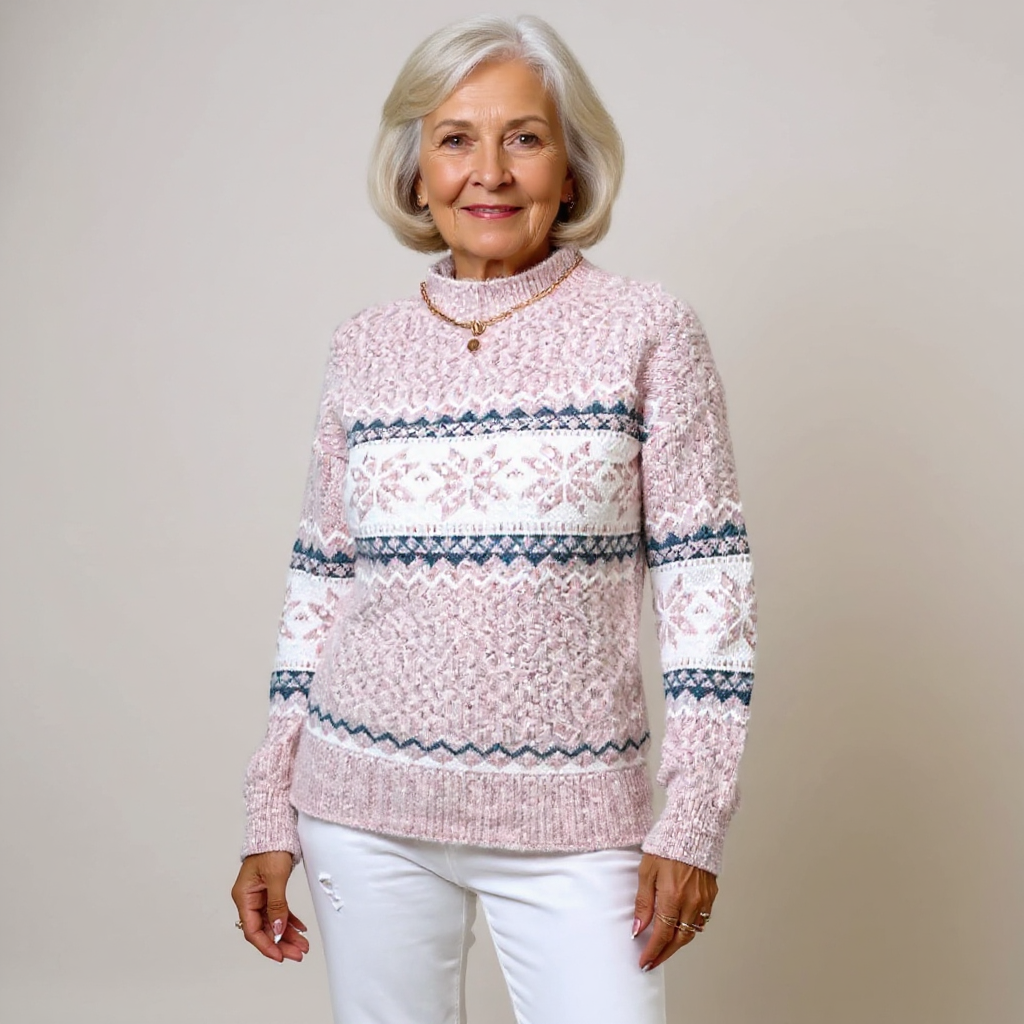 Vera | Klassischer Strickpullover mit Rundhals