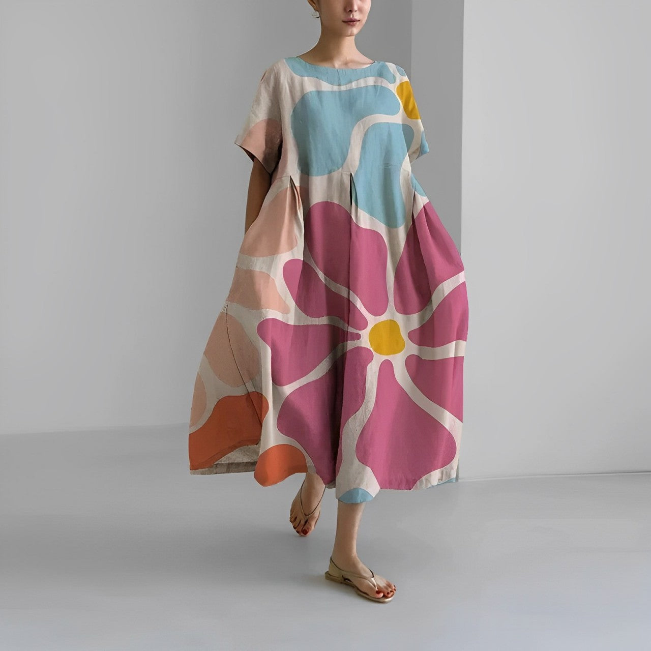 Vera | Luftiges Maxikleid in Leichtform