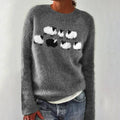 Vera | Kuscheliger Strickpullover mit Zopfmuster