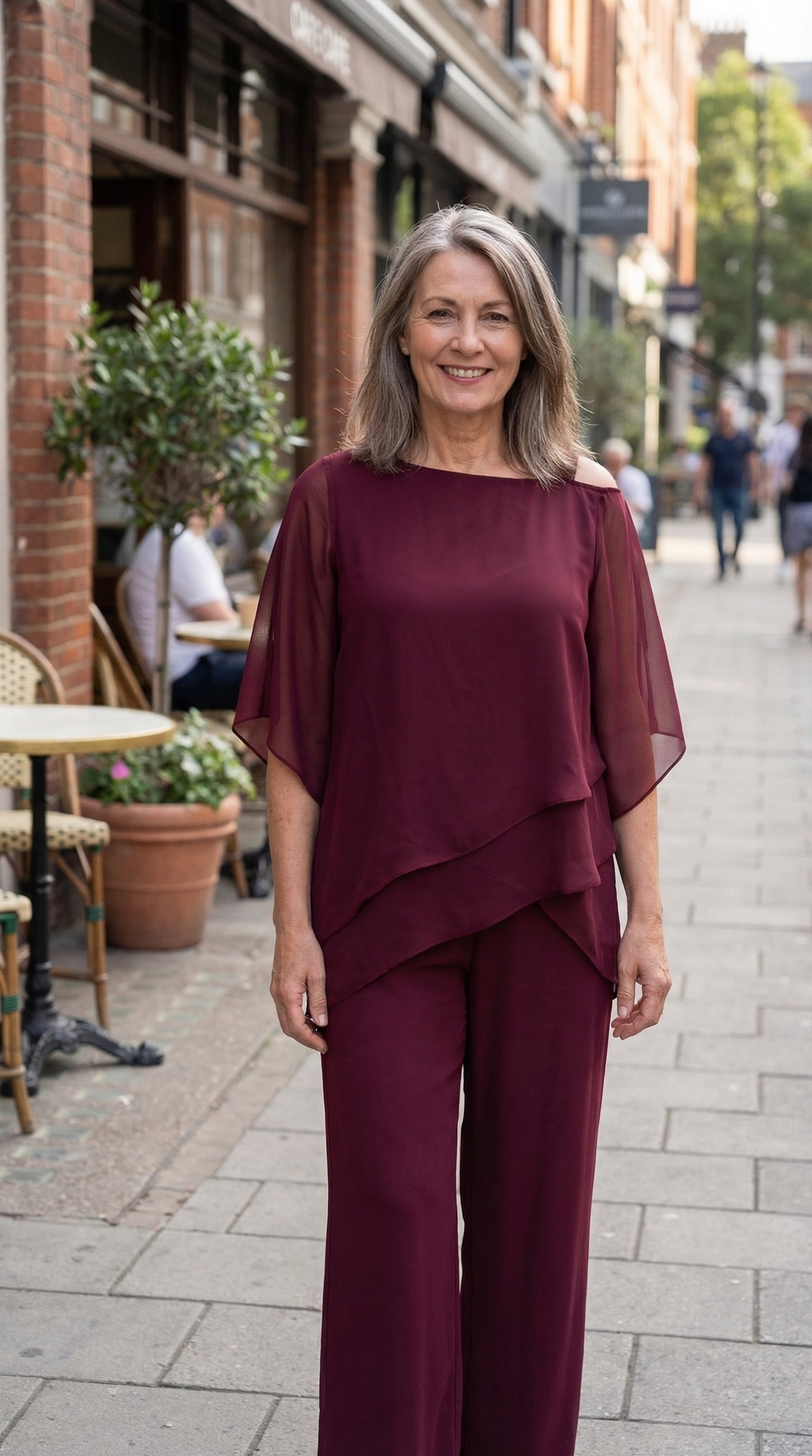 Frieda | Fließendes Zweiteiliges Drapé-Set
