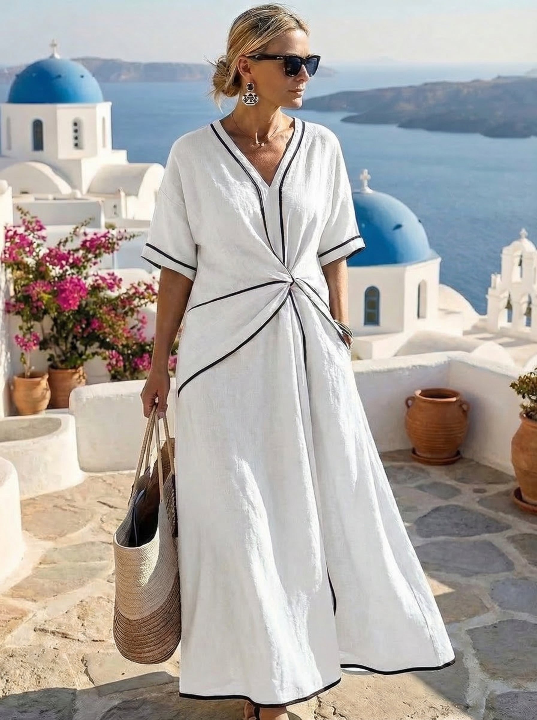 Marike | Luftiges Sommerkleid mit Blumenprint