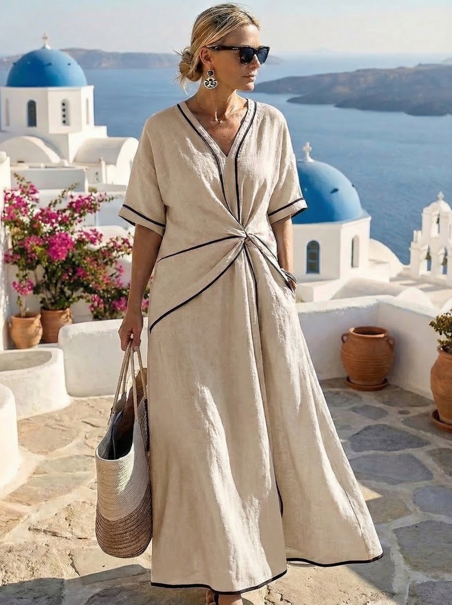 Marike | Luftiges Sommerkleid mit Blumenprint
