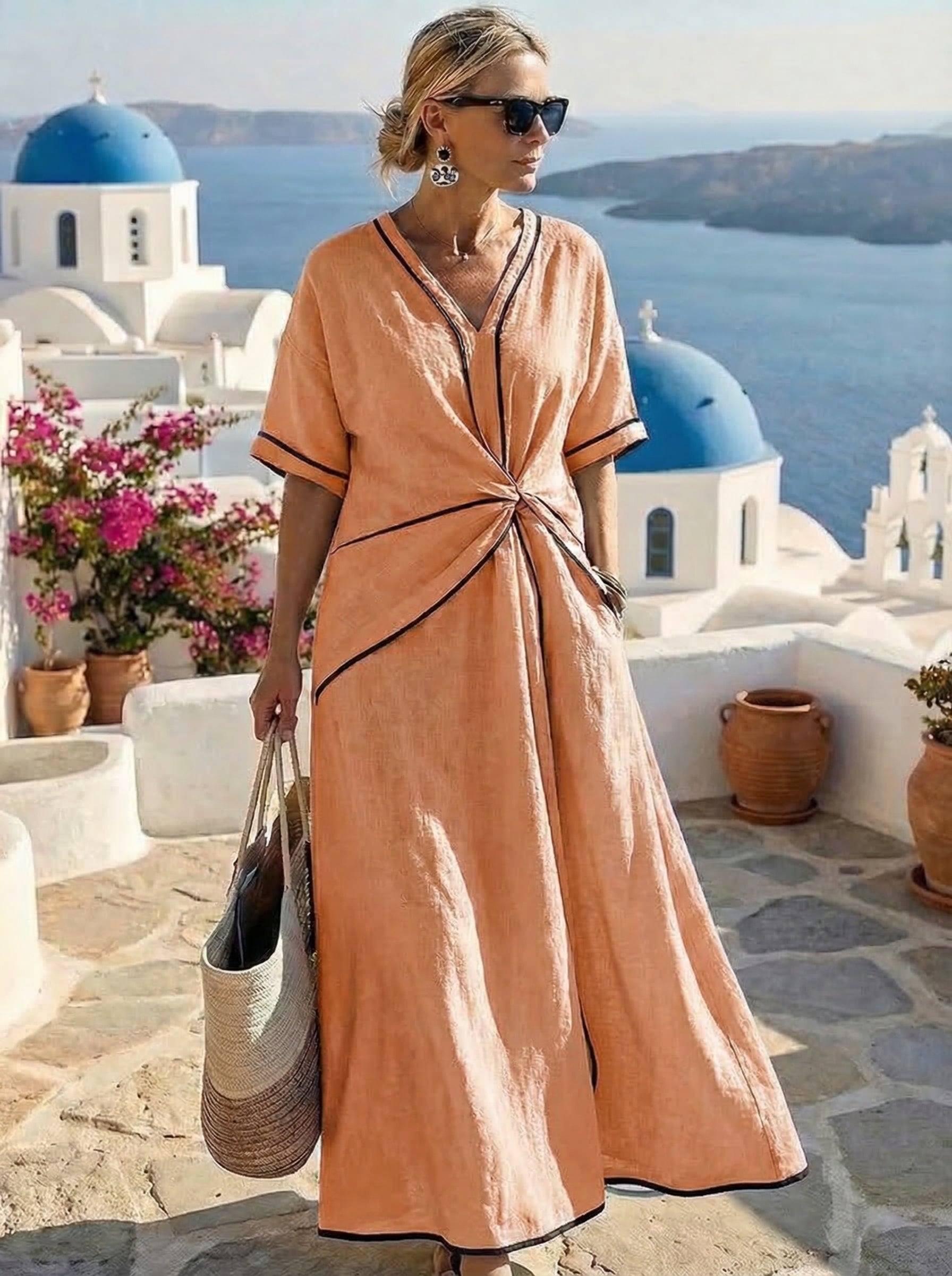 Marike | Luftiges Sommerkleid mit Blumenprint