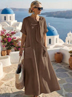 Ida | Schlichtes Kleid mit Seitentaschen