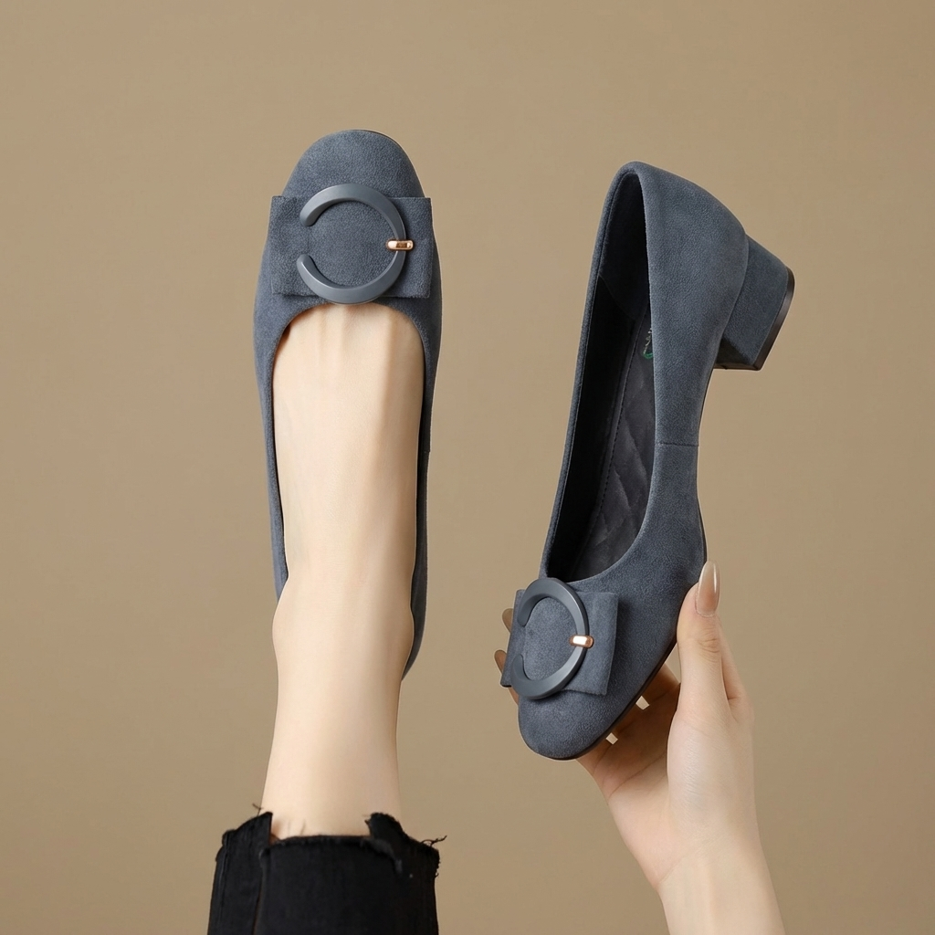 Vera | Samtweiche Wildleder-Ballerinas