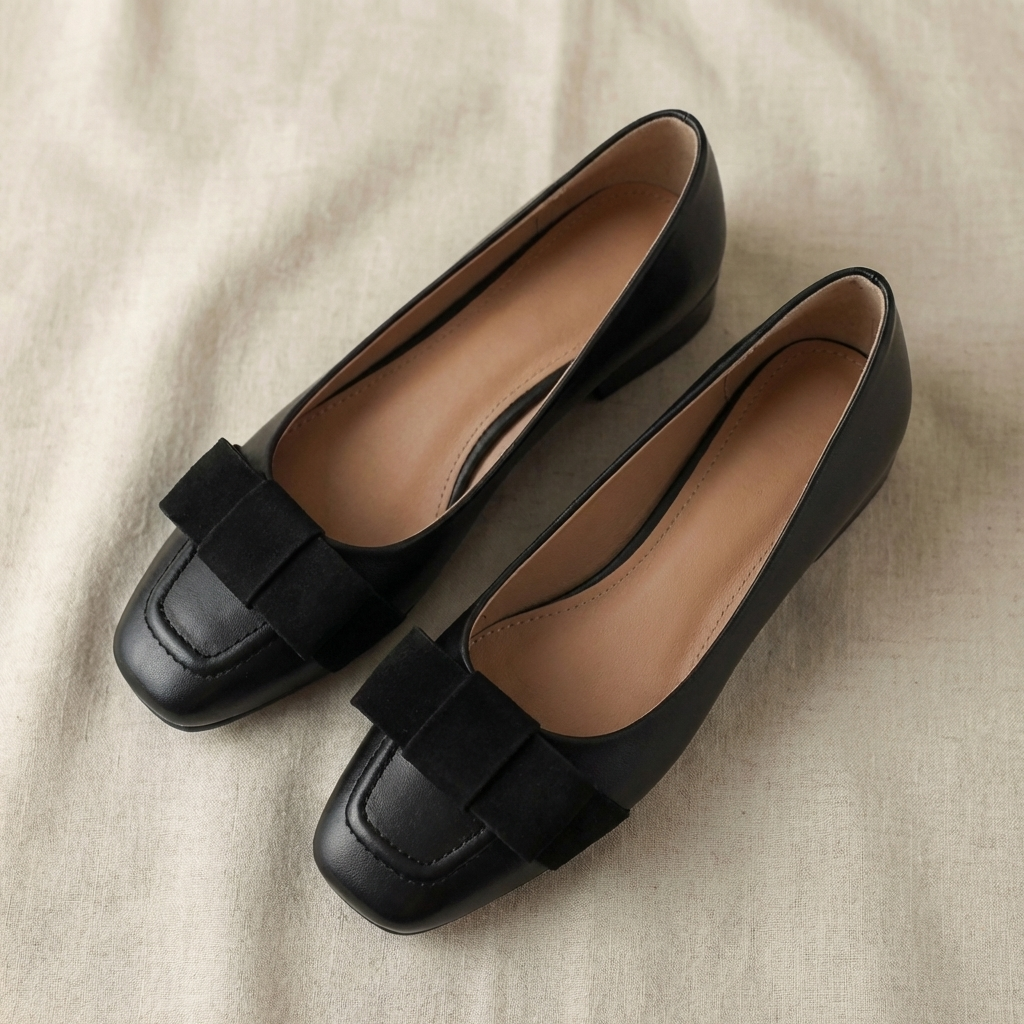 Lena | Zierliche Ballerinas mit Bogendetail