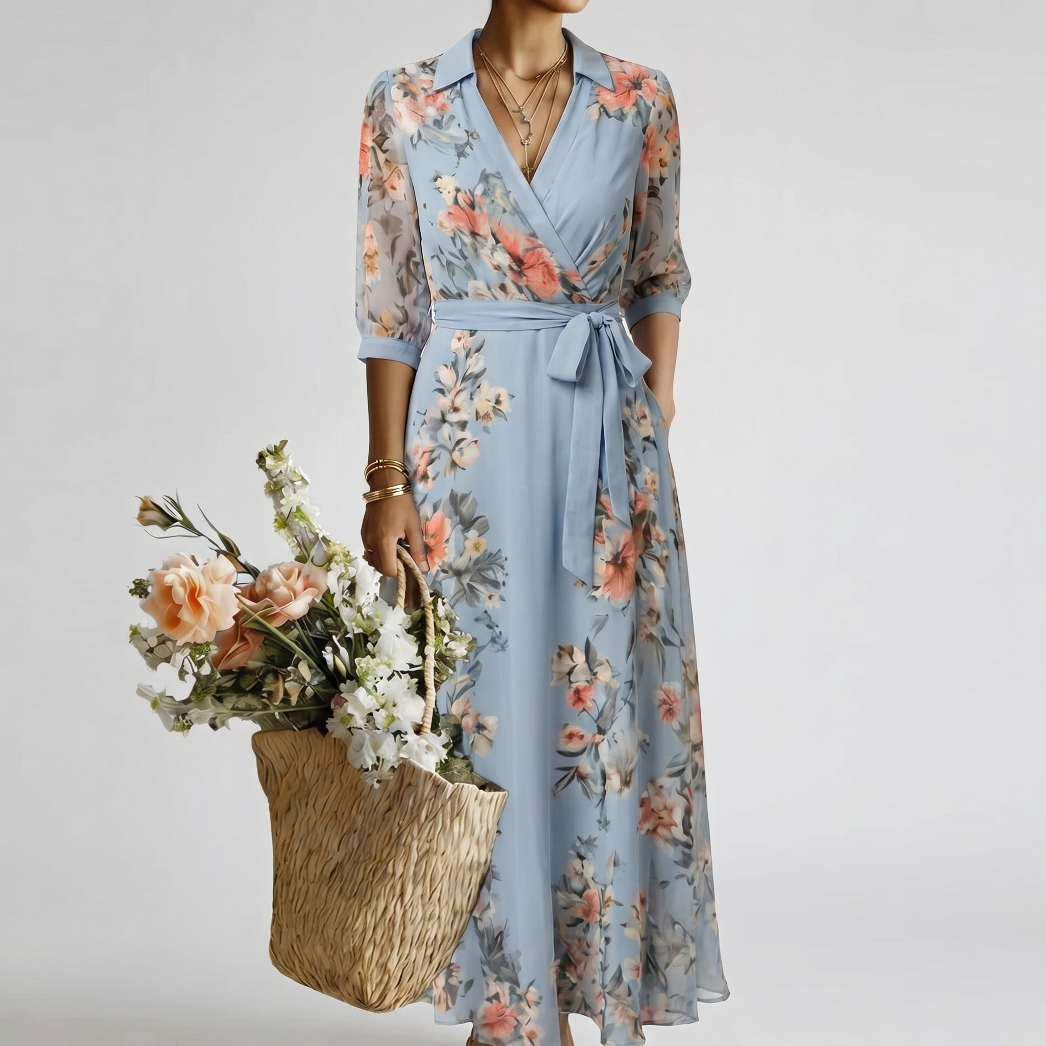 Vera | Romantisches Maxikleid