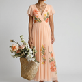 Mathilda | Florales Maxi-Kleid mit Leichtigkeit