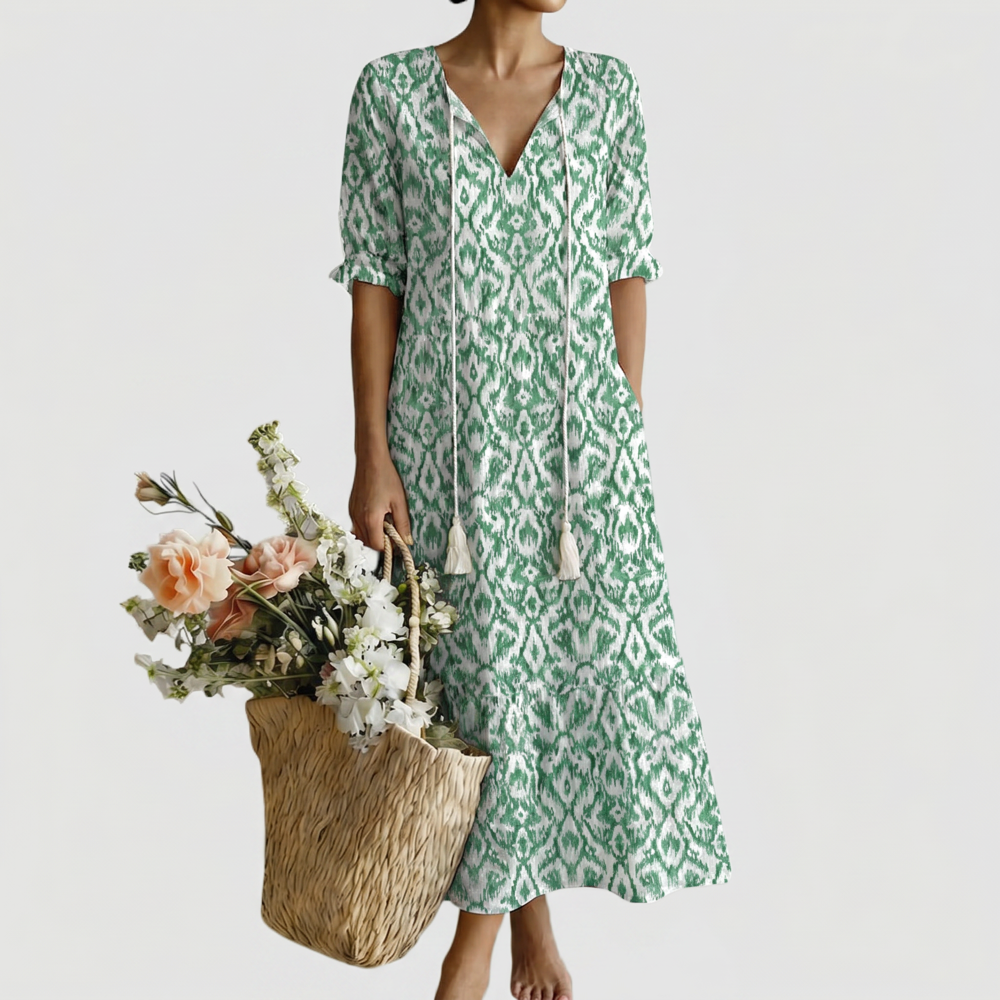 Serena | Fließendes Maxikleid mit Stil