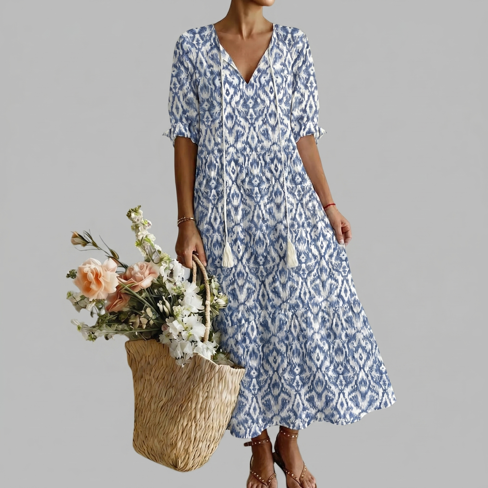 Serena | Fließendes Maxikleid mit Stil