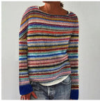 Vera | Vintage-Strickpullover mit Rundhalsausschnitt