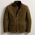 Vera | Elegante Wildlederjacke in Braun