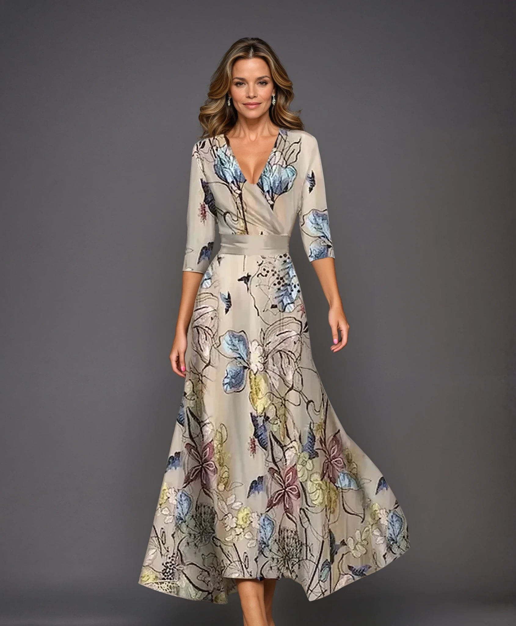 Vera | Kleid mit Halbarm-Silhouette