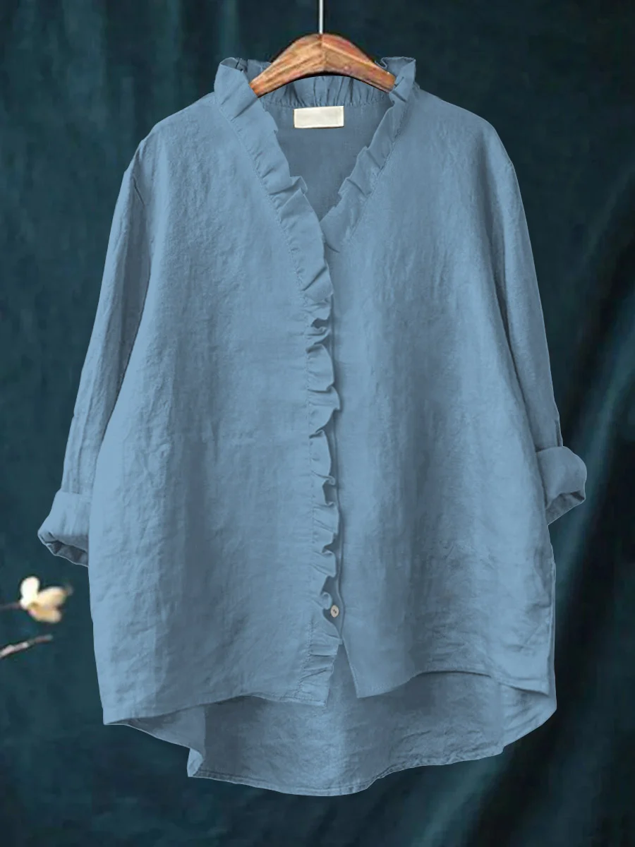 Vera | Luftige Rüschenbluse mit Komfort