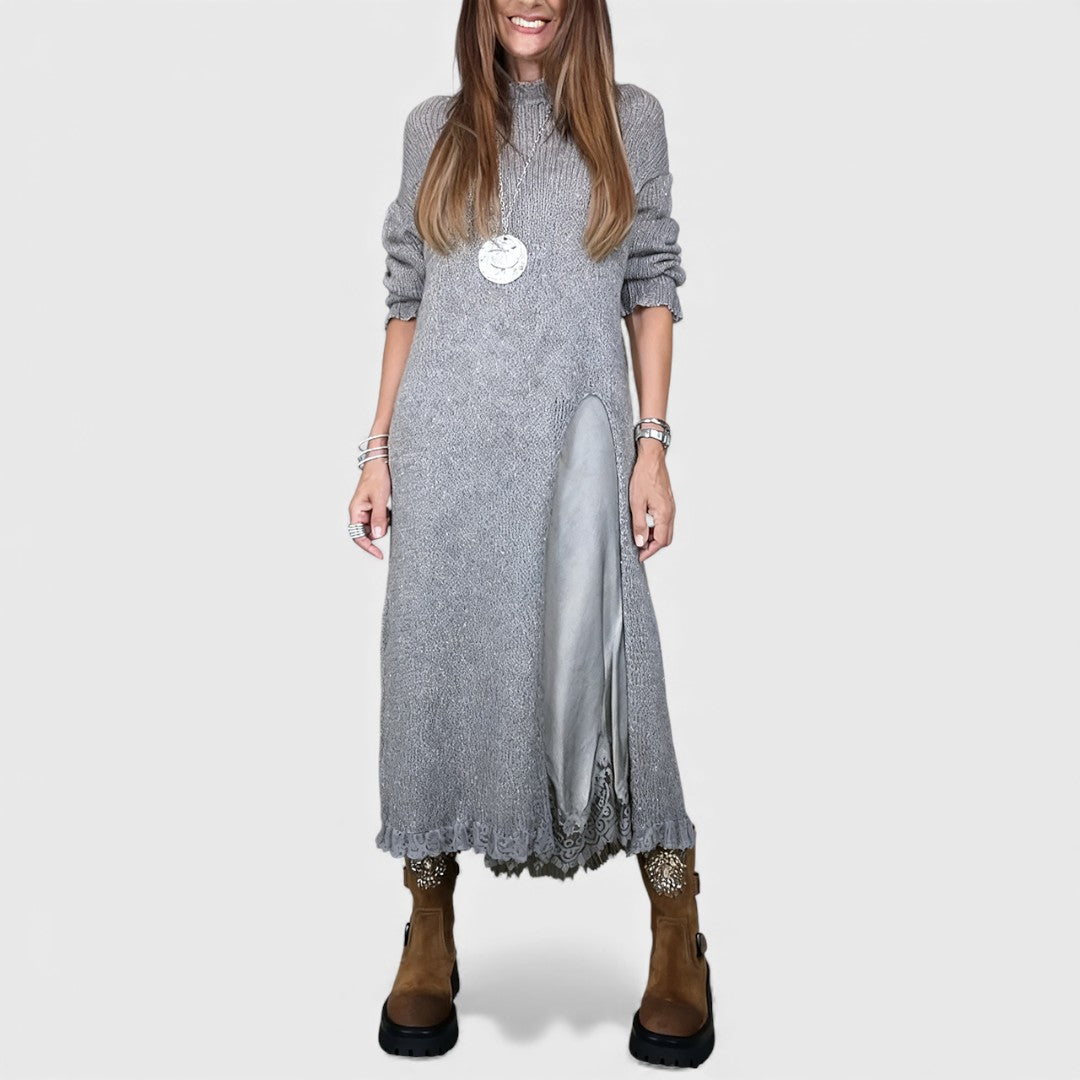 Vera | Gestuftes Strick- und Kleid-Ensemble