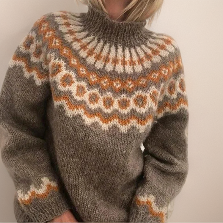Vera | Weicher Rollkragenpullover mit Rippstrick