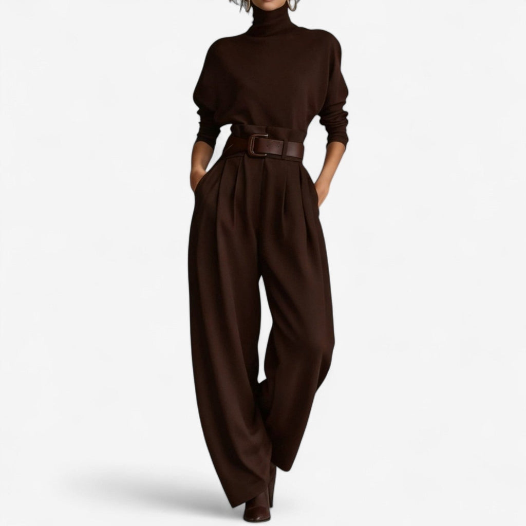 Vera | Rollkragen-Jumpsuit mit elegantem Schnitt