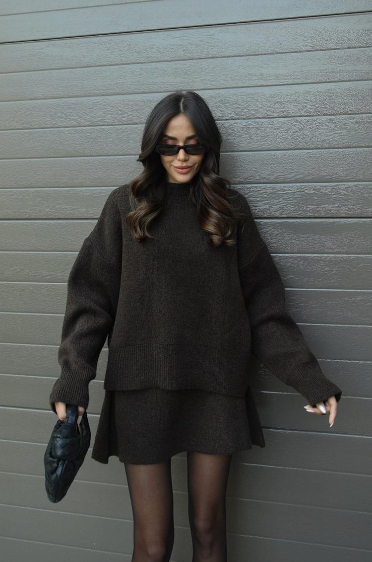 Vera | Stilvolles Herbst-Ensemble mit Muster