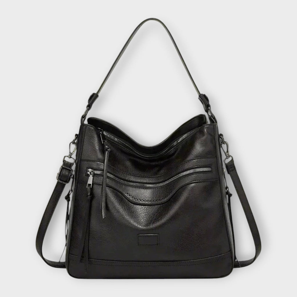 Klara | Zeitlose Retro-Handtasche mit Schulterriemen