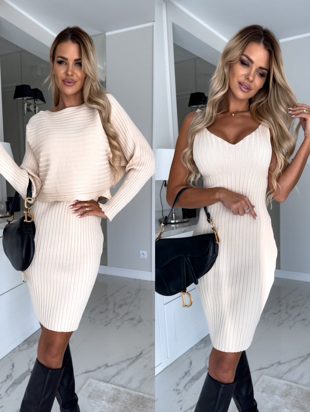 Vera | Elegantes zweiteiliges Kleid-Set