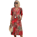 Vera | Luftiges Sommerkleid mit V-Ausschnitt