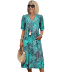 Vera | Luftiges Sommerkleid mit V-Ausschnitt