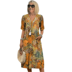 Vera | Luftiges Sommerkleid mit V-Ausschnitt