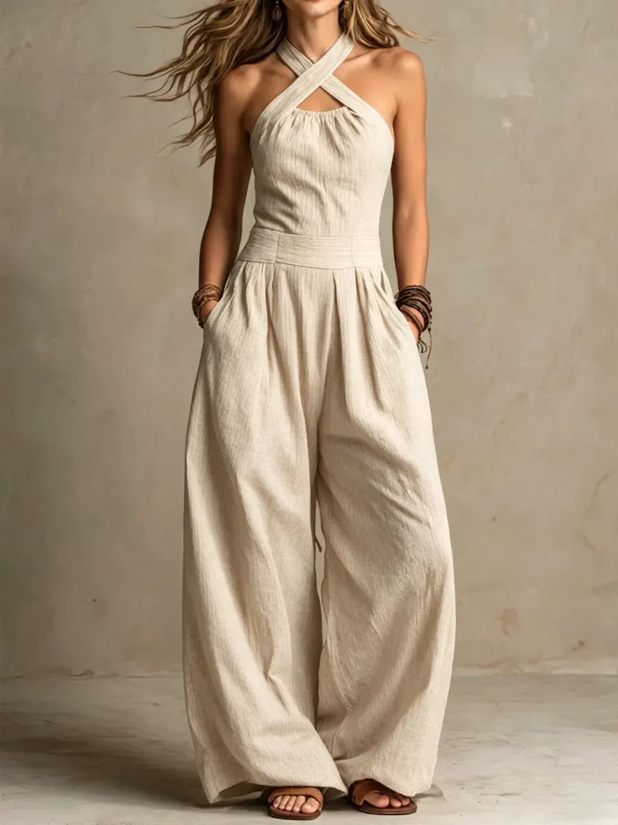 Sophia | Eleganter Halter-Jumpsuit